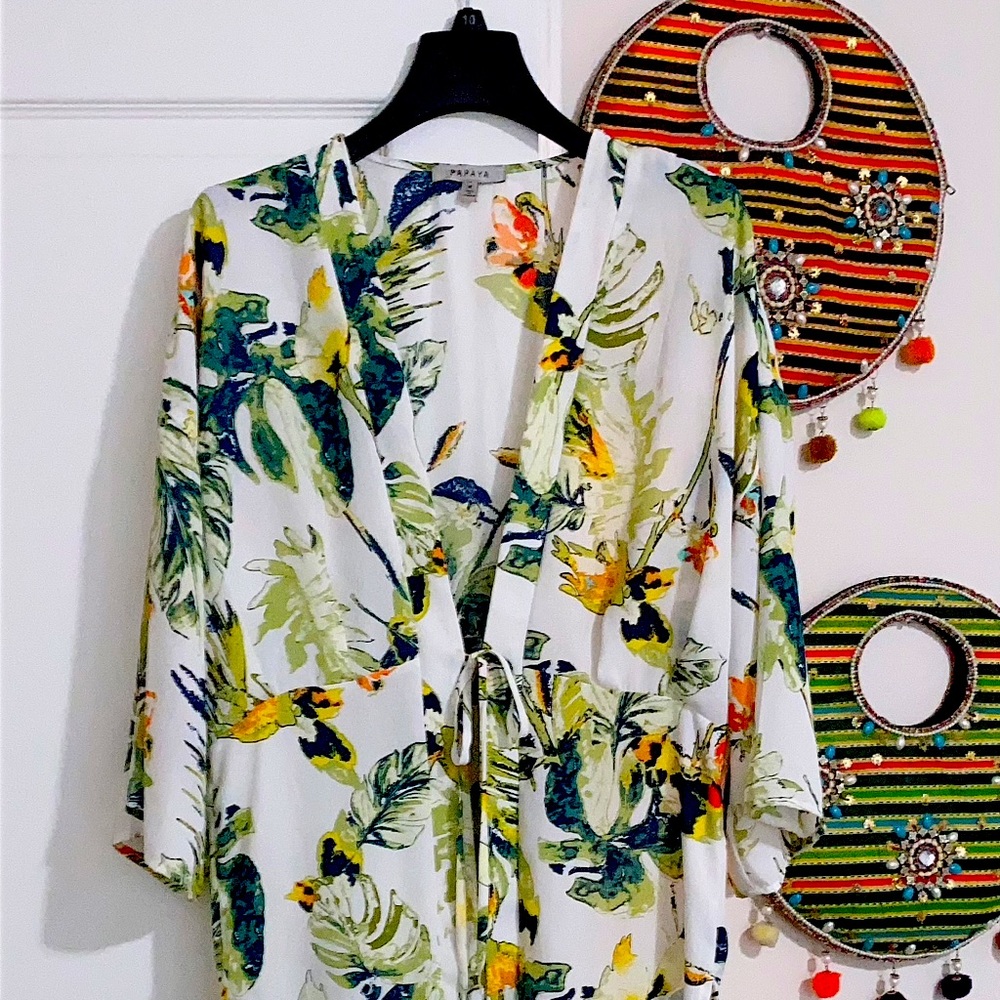 Flower Long blouse